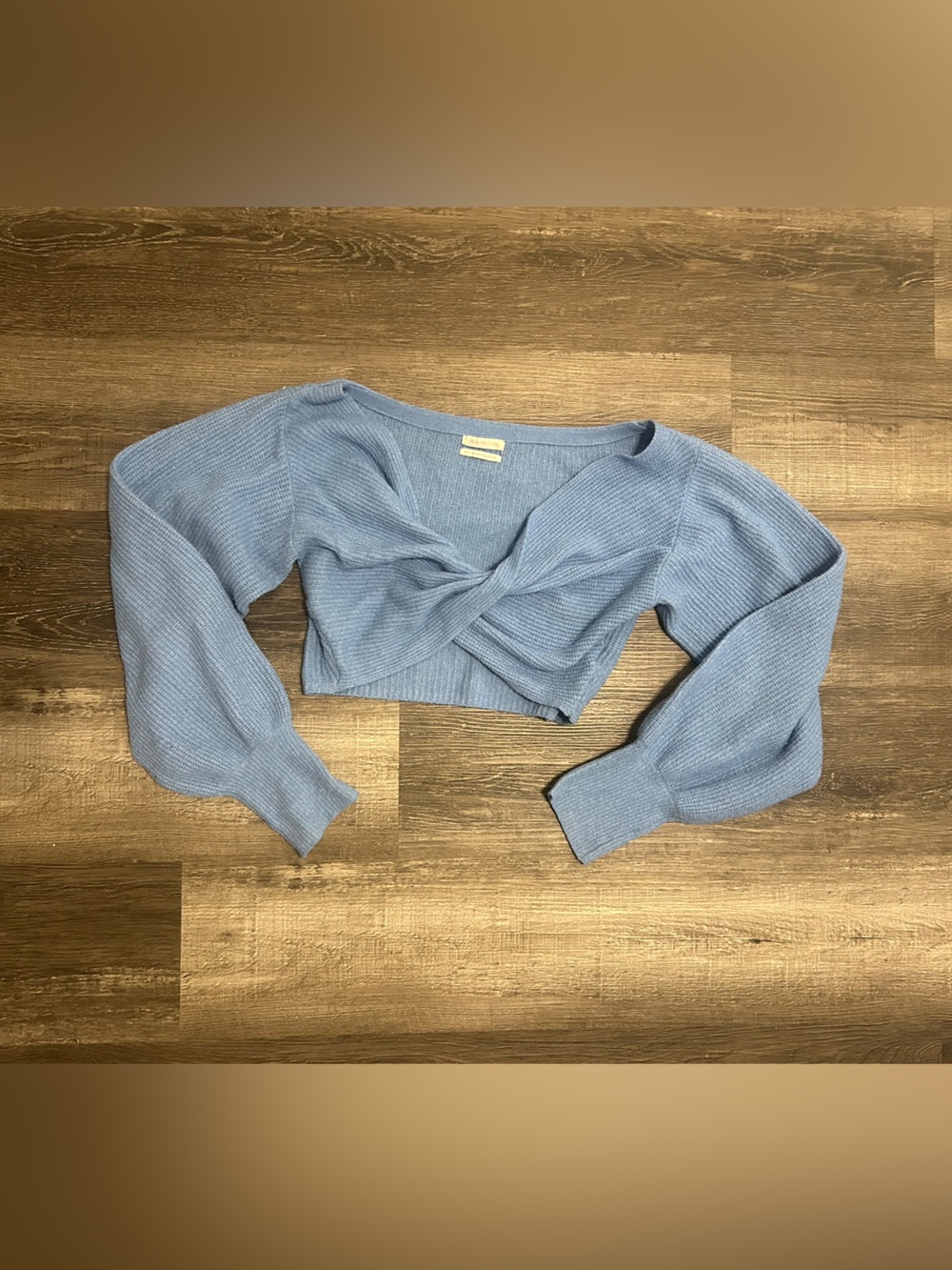 Urban Outfitters Marissa Twist-Front Cropped Sweater